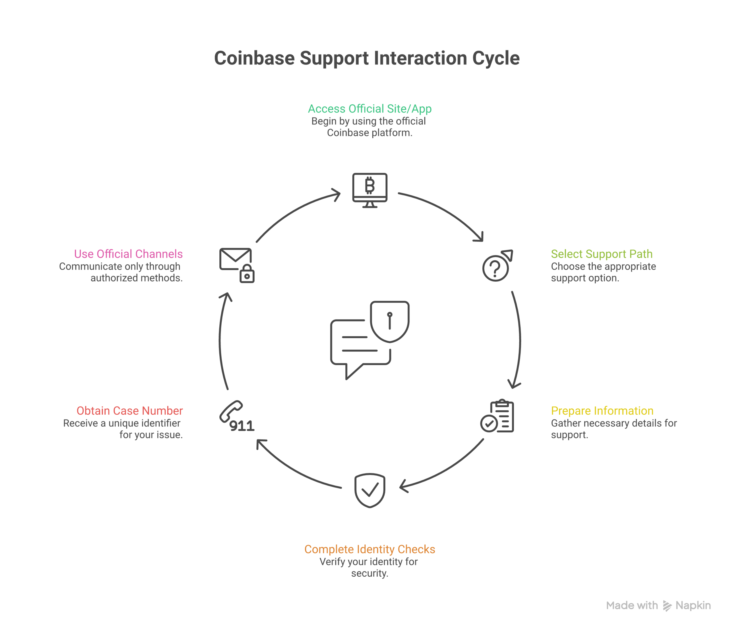 Follow these steps to ensure you're contacting legitimate Coinbase support and not a scammer.